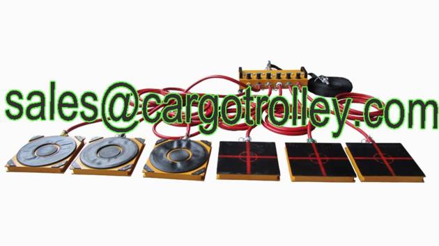 Air Casters Air skates for moving heavy equipment machinery 