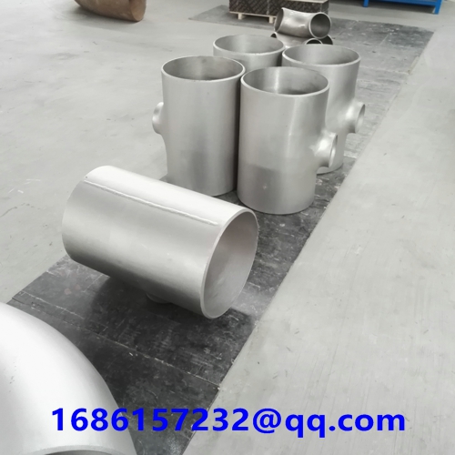 Pipe Fittings Nickel alloy steel TEE  Inconel  600 6''*3 SCH40S ASME B16.9