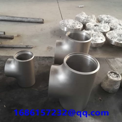 Pipe Fittings Nickel alloy steel TEE  Alloy 400 6''*3 SCH40S ASME B16.9