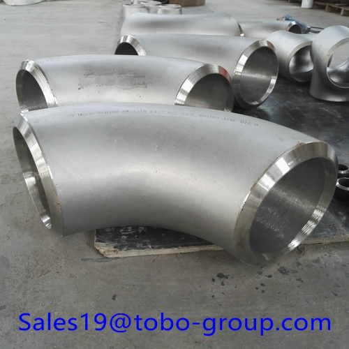 Butt weld fittings Duplex Stainless Steel 1’‘ 40SCH 90 Deg Elbow LR No8020 B16.9