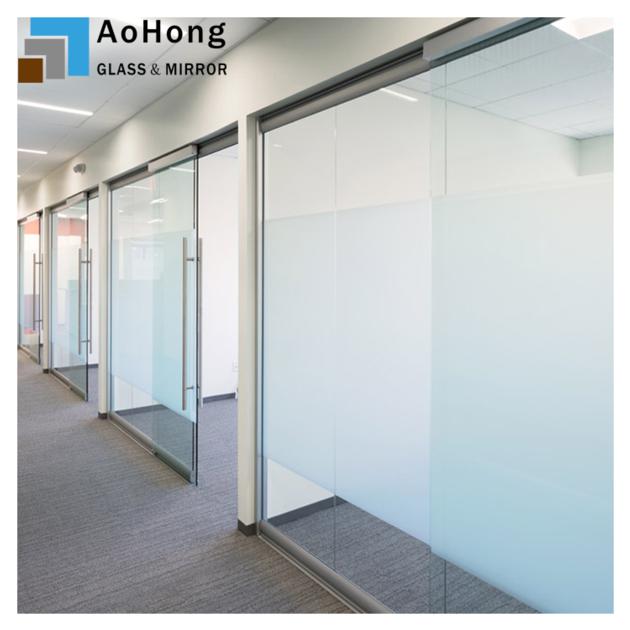 Decorative Glass Partition Wall Printed