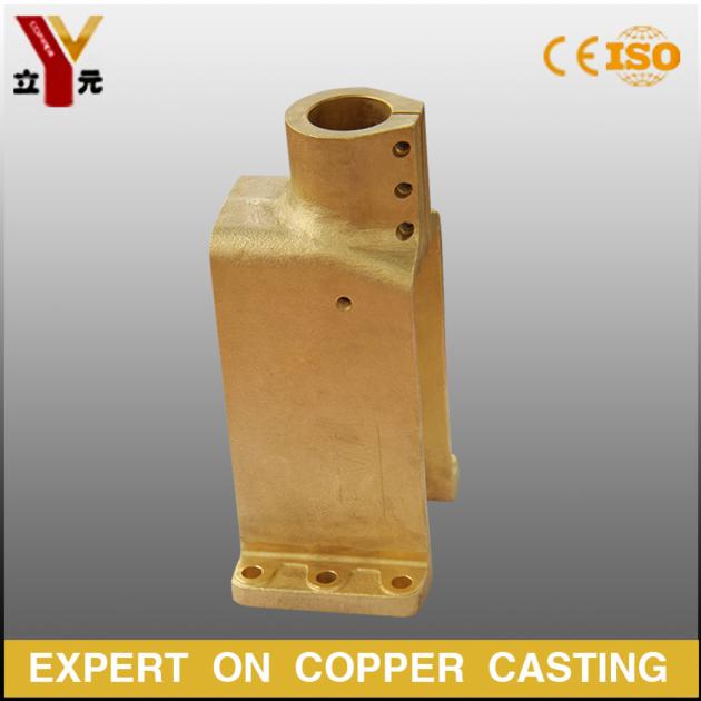 Custom pure red copper casting fittings