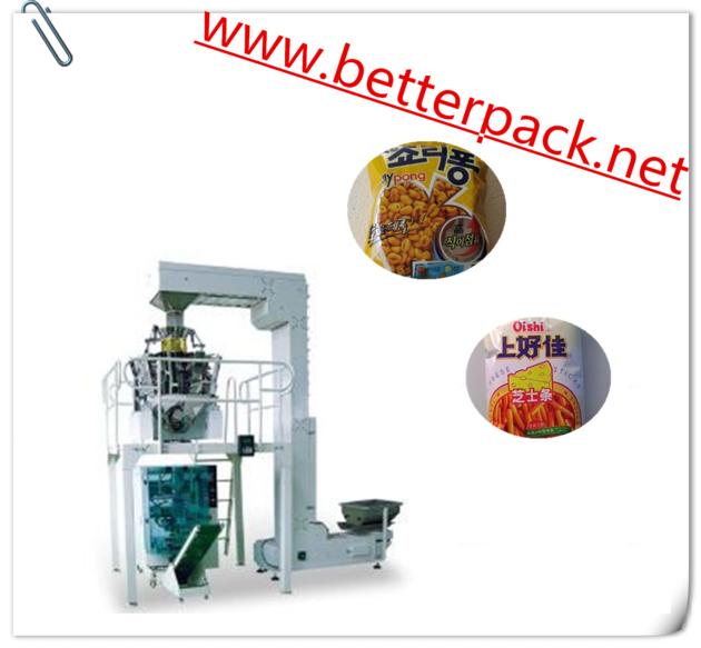 Automatic potato chips packing machine snack foodstuff packing machinery