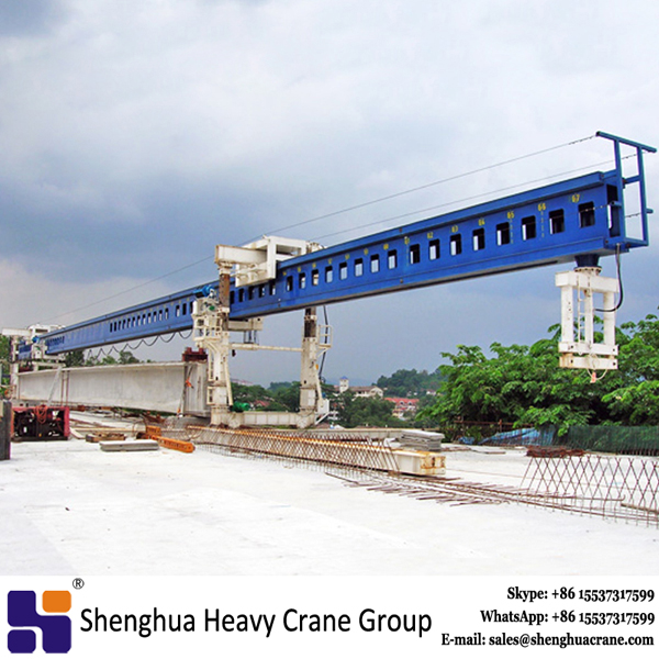 railway suspension bridge erecting beam launcher crane 180t 200t