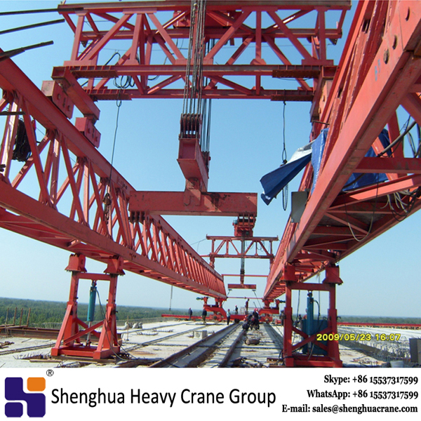 150t highway and suspension bridge truss type beam launcher to move girder