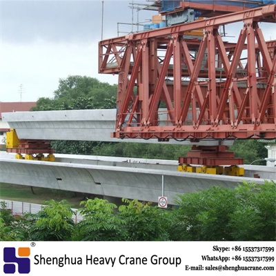 With factory price 180T railway bridge launcher crane for railway precast beam installation