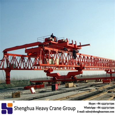 Highway or railway Road construction machine for MRT beam launcher