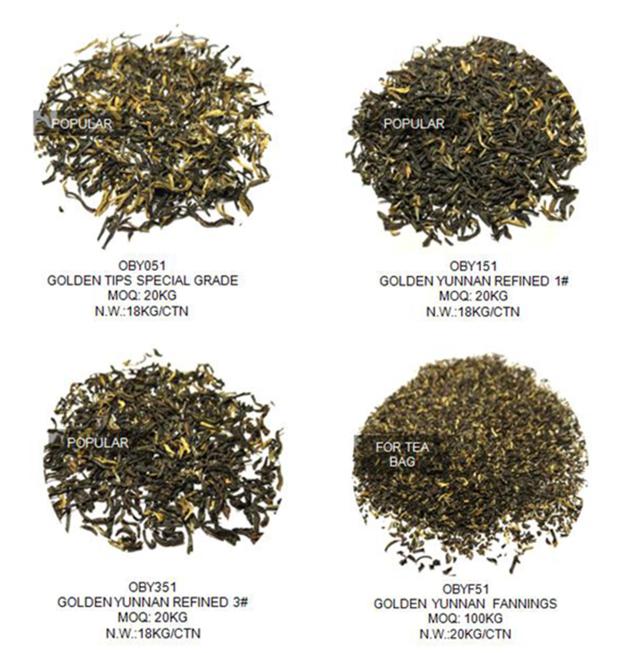 Organic Black Tea Golden Yunnan Refined
