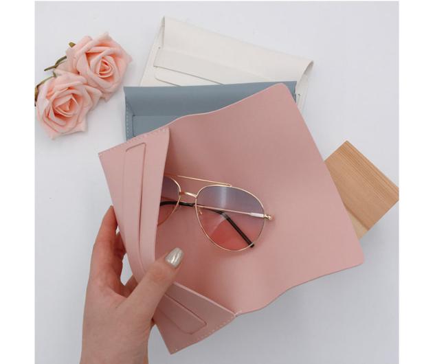 Custom LOGO Fiber Sunglasses Drawstring Bags