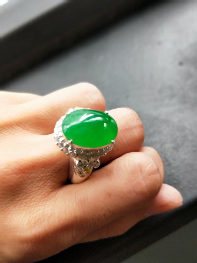 Type A Natural Jadeite Jade Ring
