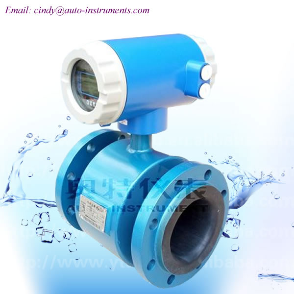 high quality magnetic water flow meter with 4-20ma and rs485