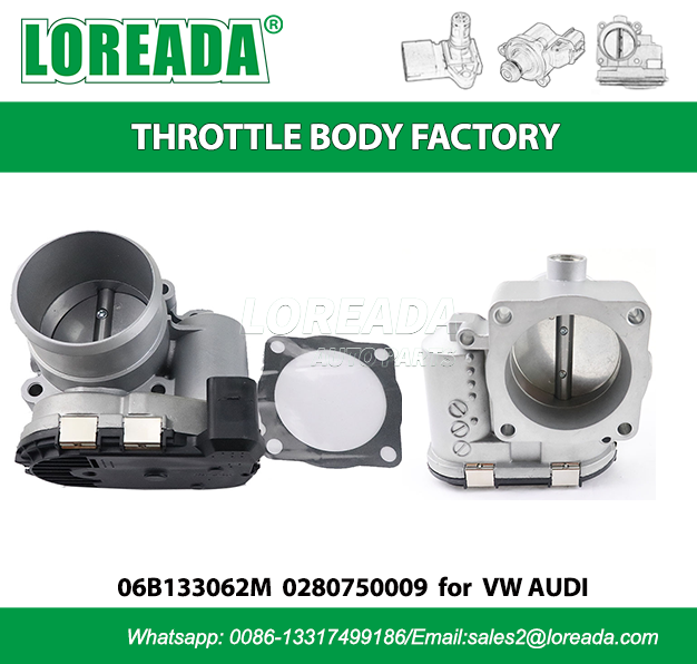 Throttle Body for Audi VW Skoda 06B133062M 06B133062B 99660511500 0280750009 