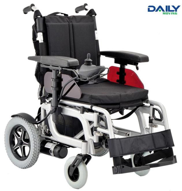 Heavy Duty Aluminum Foldable Wheelchair Electric Power Propelled Lightweight