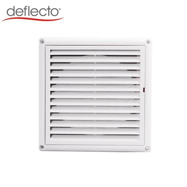 Plastic Louvered Vent with Nylon Mesh Dryer Vent Cover