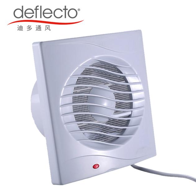 4" inch Water Proof ABS Inline Duct Fan Mount Ducted Exhaust Fan for Kitchen Bathroom Wall Window
