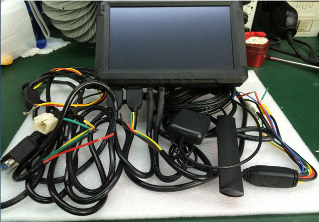 7inch Mobile Data Terminal for Taxi Dispatch In Navigation 3G All In One Industrial Chassis Quad Cor
