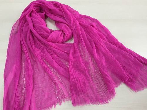 100% acrylic woven scarf