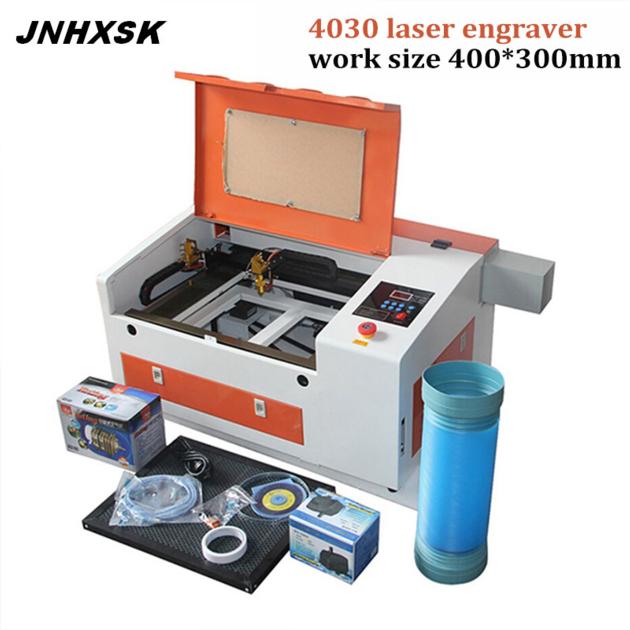 JNHXSK 50W 110v/220v laser engraving and cutting machine TS4030 interface USB2.0 for acrylic wooden 