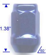 5302BL  Acorn Bulge (1-pc) Blue