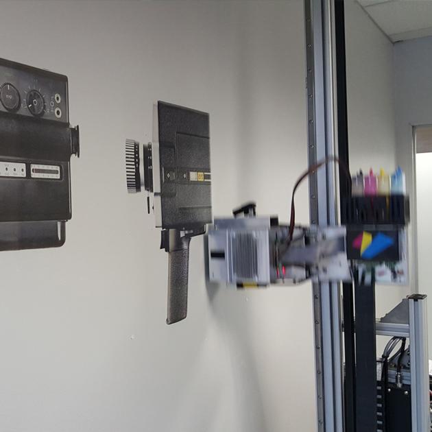 Commercial 3D Plotter Wall Printer Vertical