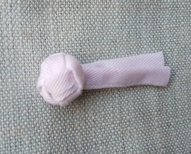 Fabric Strips Knotted Chef Buttons