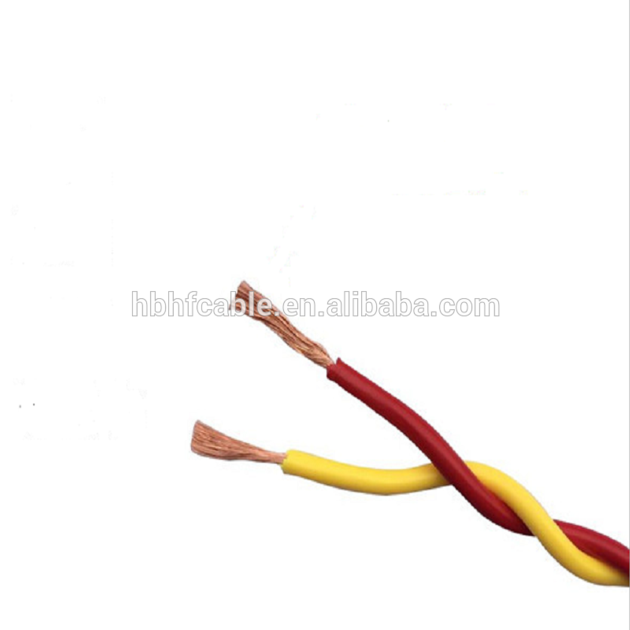 High Quality 2 Core RVS Flexible 450/750v PVC Twisted Stranded Copper Wire