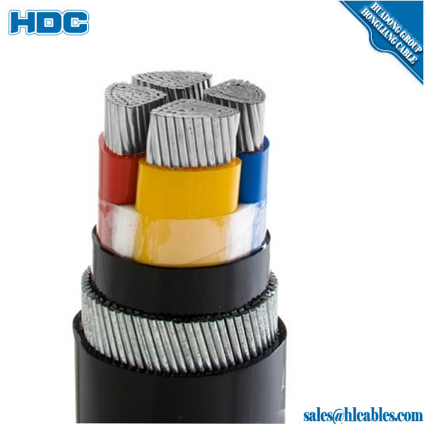 0.6/1kv IEC standard power cable 70mm2 4core XLPE Armoured Power cable
