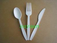 100% biodegrable and compostable PLA cutlery
