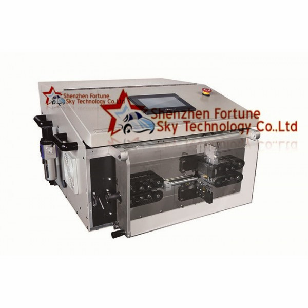  fully automatic round sheathed cable cutting stripping machinefully automatic round sheathed cable 