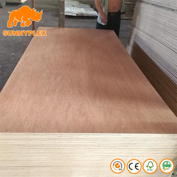 commercial plywood Bintangor faced plywood for furniture