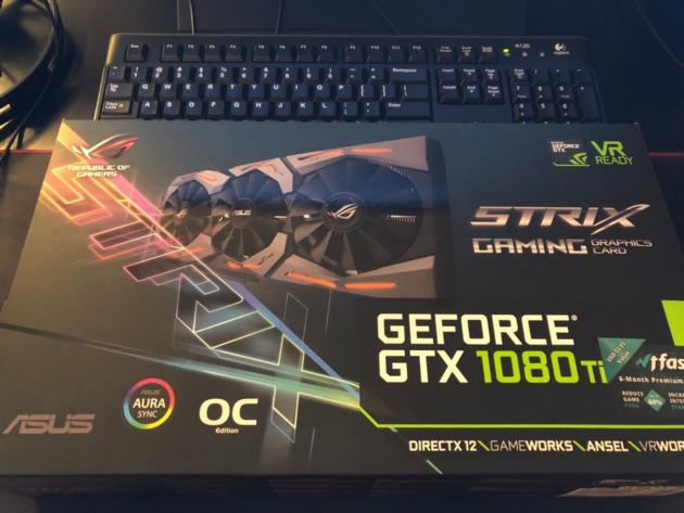 ASUS ROG GeForce GTX 1080 Ti OC STRIX-GTX1080TI-11G-GAMING 11GB 352-Bit