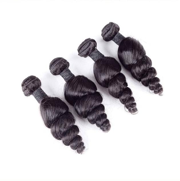 Brazilian Loose Wave Human Hair Weave 3 Bundles high quality 
