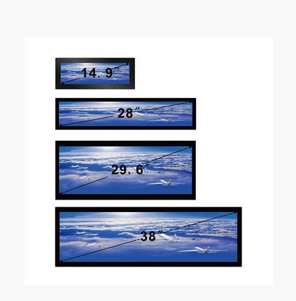 Max Resolution 1920X1080 Stretched Bar LCD Video On Touch Screen Advertising Display