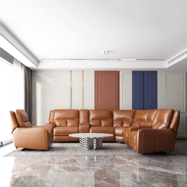 Modern Luxury Home Furniture, Luxury Sofa Set Living Room Furniture, Luxury multifunction leather So
