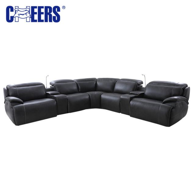 Manufacturer Luxury Classic Home Furniture sectional set living room leather sofa