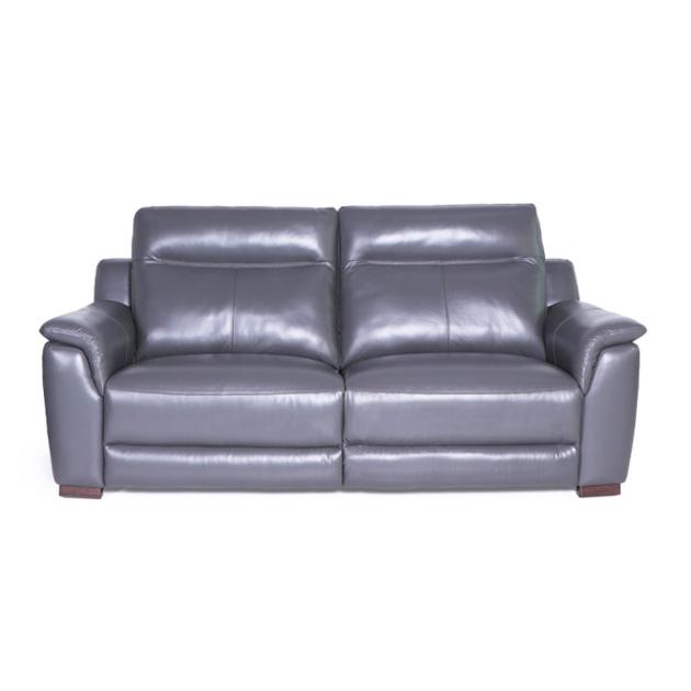 Cheers home sofa european style leather reclining function brown electric recliner sofas