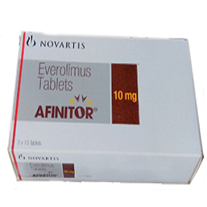 Afinitor Everolimus 10 mg Tablets Novartis Wholesale Price India Supply
