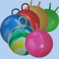 Safe-to-play-with Jumping Balls for Balance Building(NC-JB)