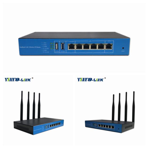 YINUO-LINK Brilliant Quality Industrial Gigabit POE 12~48V Router with QoS Function