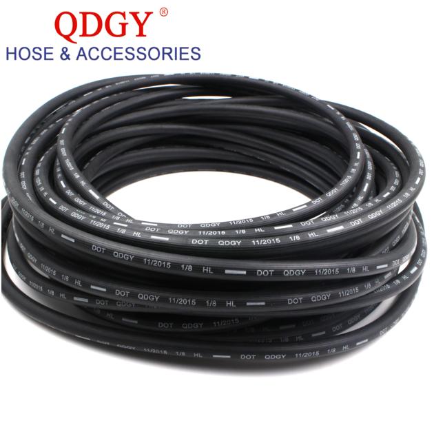 DOT approved SAE J1401 standard 3.2mm * 10.5mm 1/8 rubber brake hose
