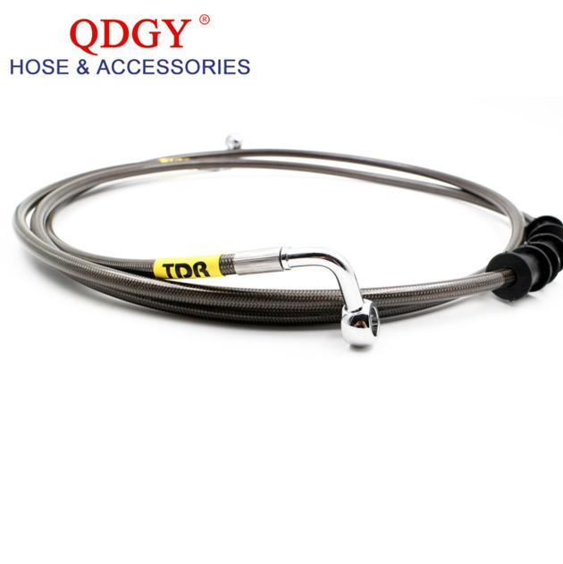 stainless steel braided brake hose line assembly
