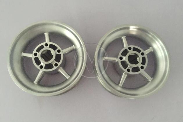 Aluminum car wheel prototype samples