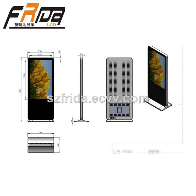 55 Inch Floor Stand TFT LCD