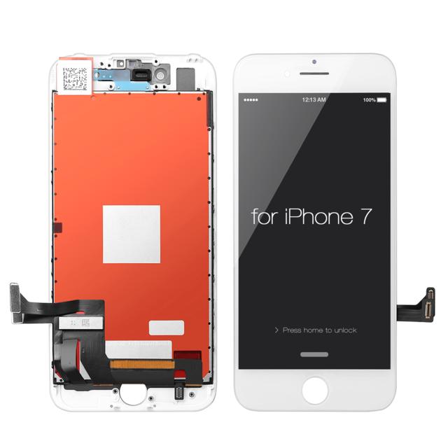 Replacement LCD Screen and Digitizer for iPhone 7 Assembly with Frame White