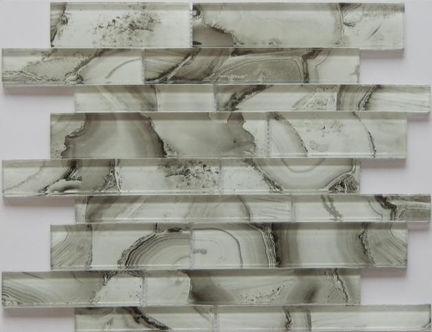 Marble Creamic Glass Stainless Mosaic