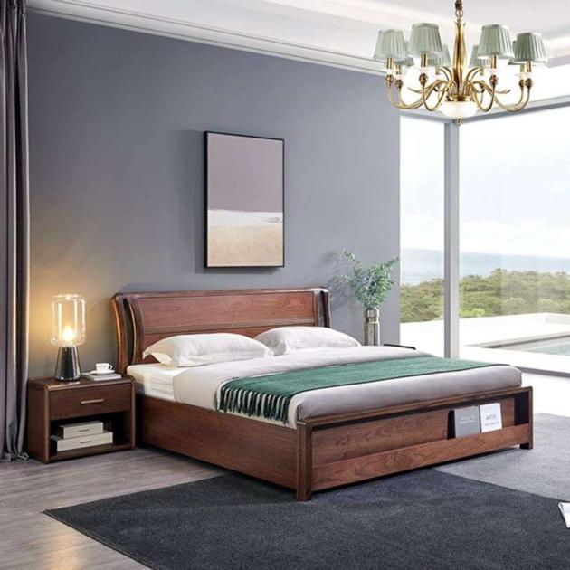Customized Bedroom Furniture Bed Nordic Simplicity