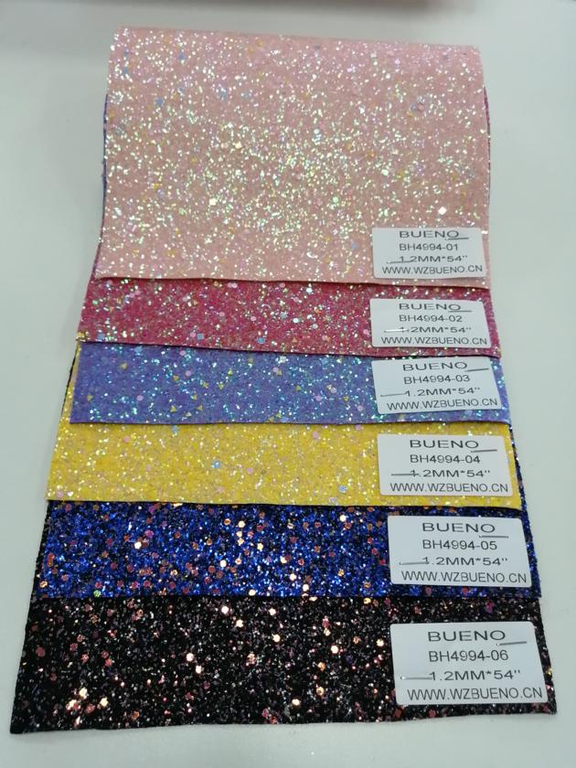 BH4994 Multi-color Shining Glitter Fabric Leather 1.2mm*54"