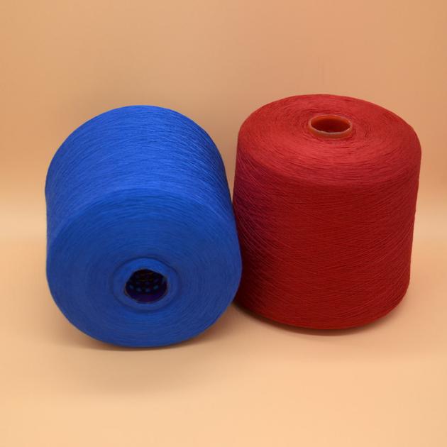 High Tenacity Factory Direct Supply dyed 100 Polyester Yarn Ring Spun