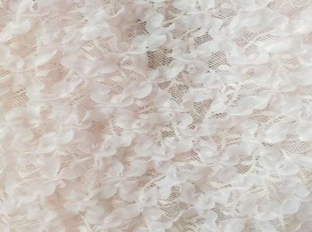 ivory net  work on fabric lace wedding dress divisoria embroidery