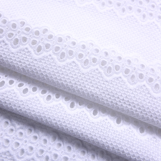 voile swiss guipure cotton lace dress fabric